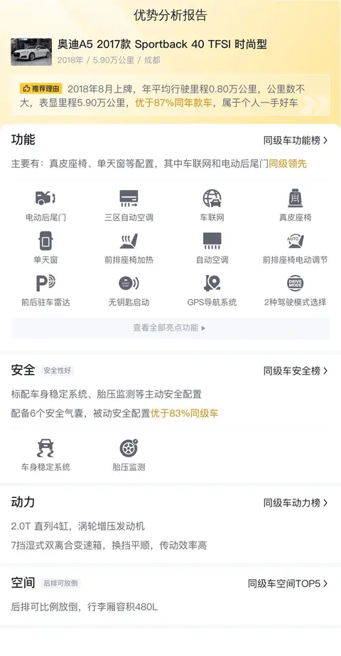 一手奥迪A5：13.8万，圆你轿跑梦！
